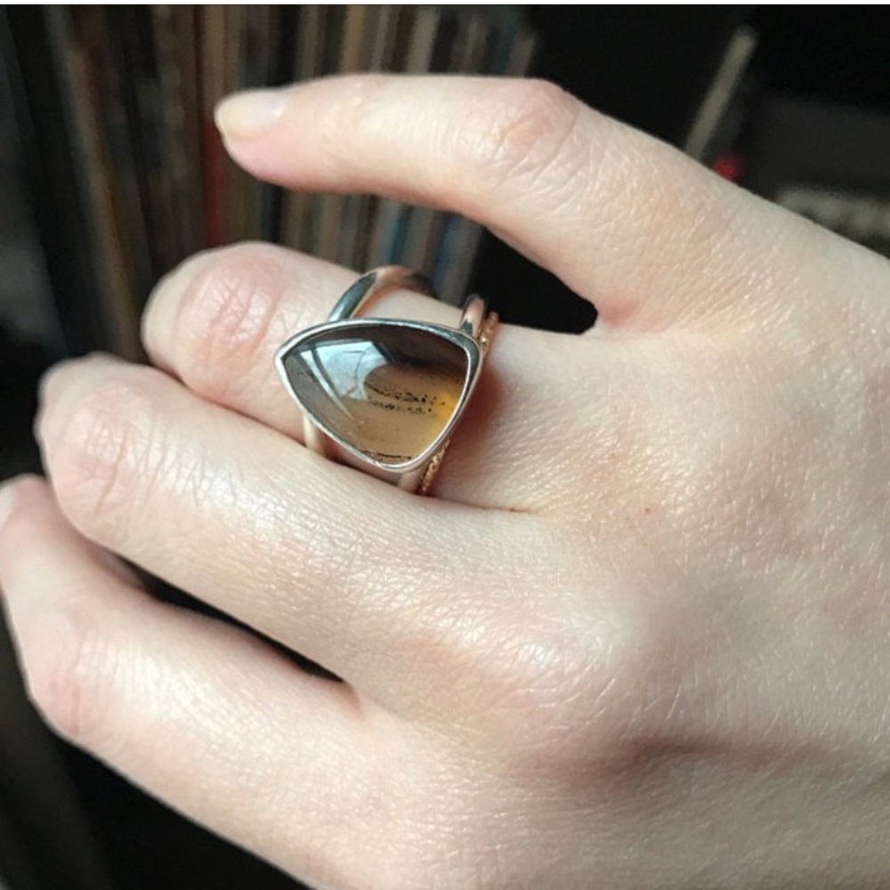 Montana Agate / Sterling Silver Ring